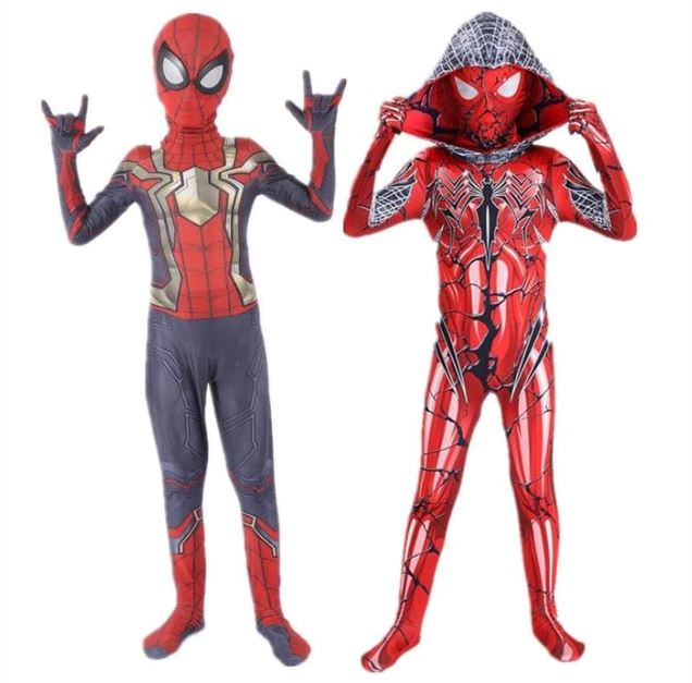 Traje Infantil Heróis da Marvel fantasia - fan - 114 VF Villa Kids 