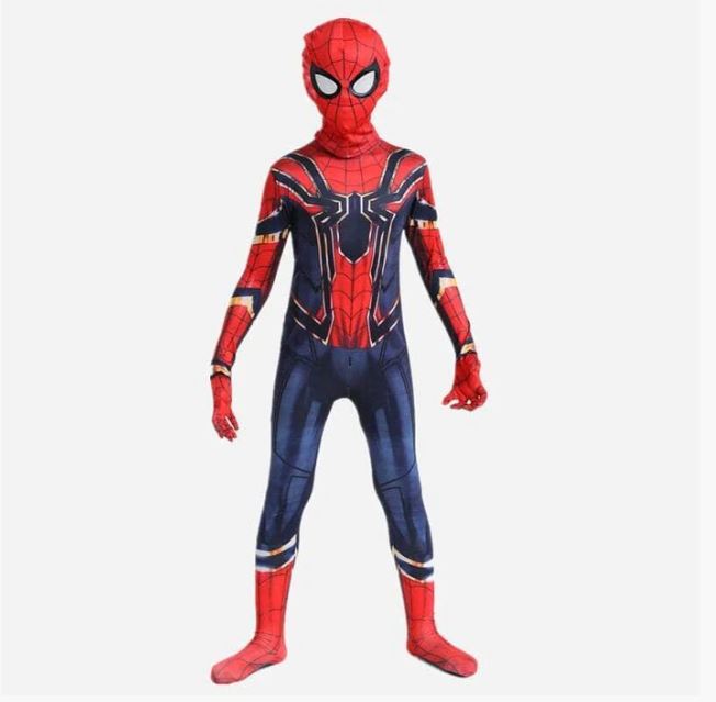 Traje Infantil Heróis da Marvel fantasia - fan - 114 VF Villa Kids Homem Aranha (jogo) PP 