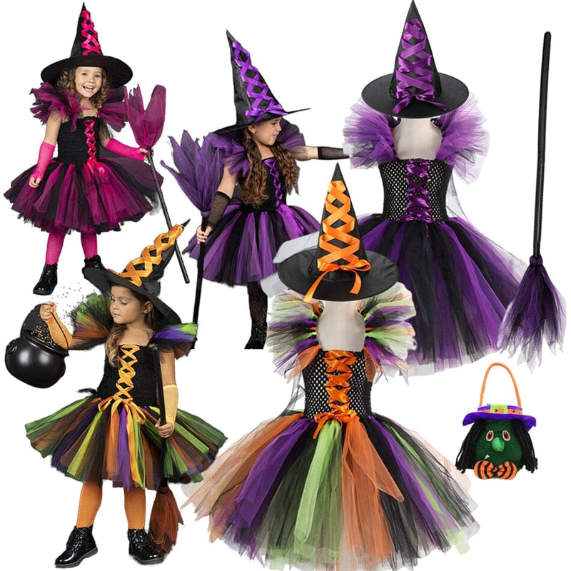 Fantasia Bruxinha Halloween Fantasia Bruxinha-fan-379 VF Villa Kids 