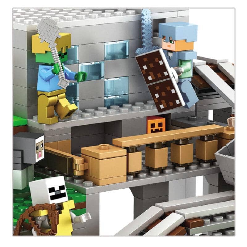 Bloco de Montar Minecraft - Modelo Caverna da Montanha Blocos - edu - 029 VF Villa Kids 