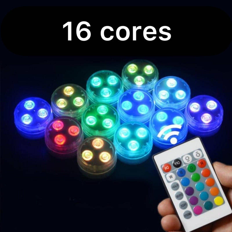 Bola Inflável Com Led 16 Cores Bola - brin - 037 VF Villa Kids 