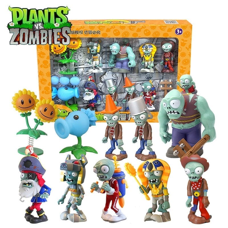 Brinquedos Zumbi Conjunto Plants vs Zumbi Zumbi - brin - 058 VF Villa Kids 