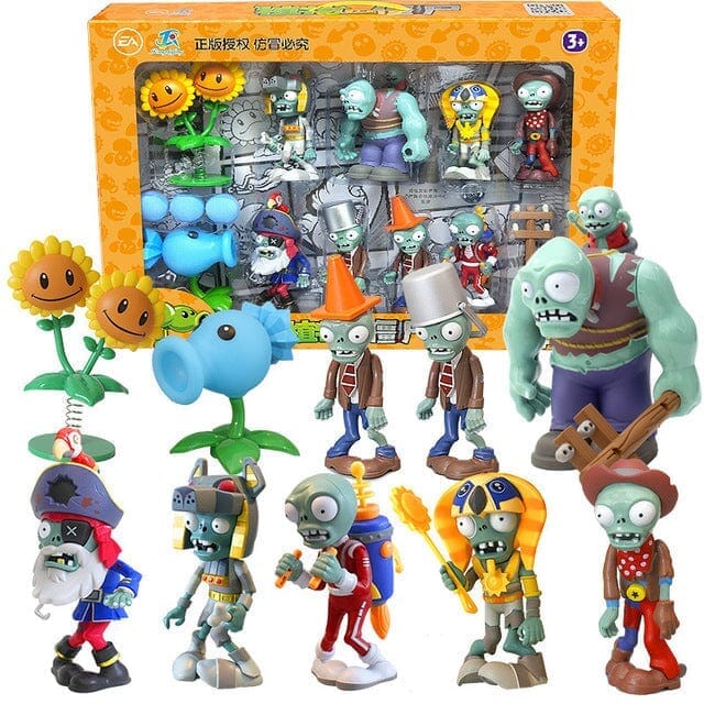 Brinquedos Zumbi Conjunto Plants vs Zumbi Zumbi - brin - 058 VF Villa Kids Modelo 6 