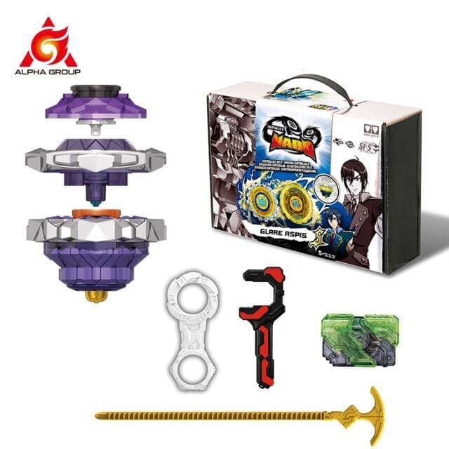 Conjunto Beyblade Com Lançador Alta Qualidade Conjunto - brin - 084 VF Villa Kids 