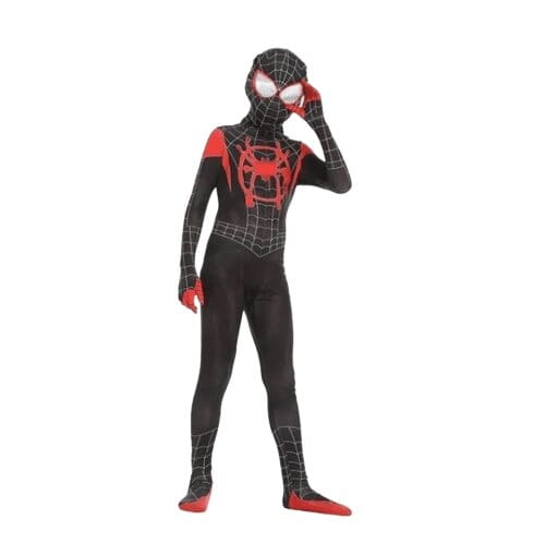 Fantasia infantil Homem-Aranha Miles Morales Fantasia infantil Homem-Aranha Miles Morales Ultimate Traje-fan-347 VF Villa Kids 