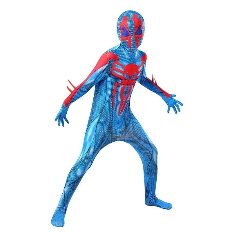 Fantasia Infantil Homem-Aranha Spider-Man 2099 Traje Cosplay Fantasia Infantil Homem-Aranha 2099-fan-336 VF Villa Kids 