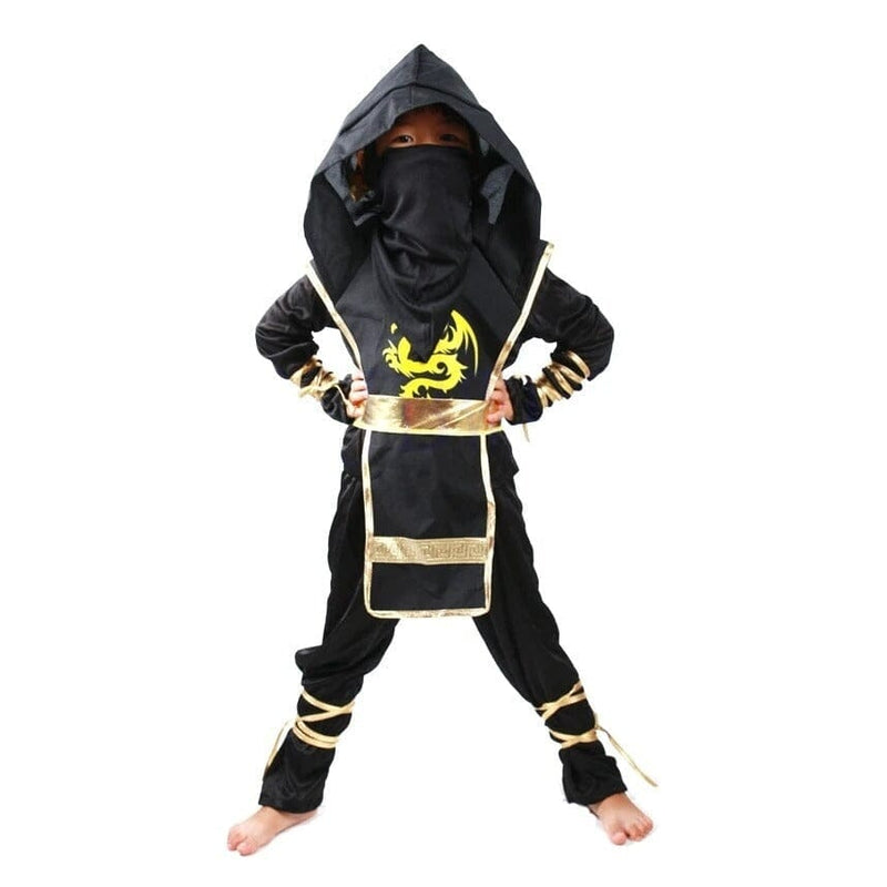 Fantasia Infantil Ninja Dourado Fantasia Infantil Ninja Dourado-fan-365 VF Villa Kids PPP 