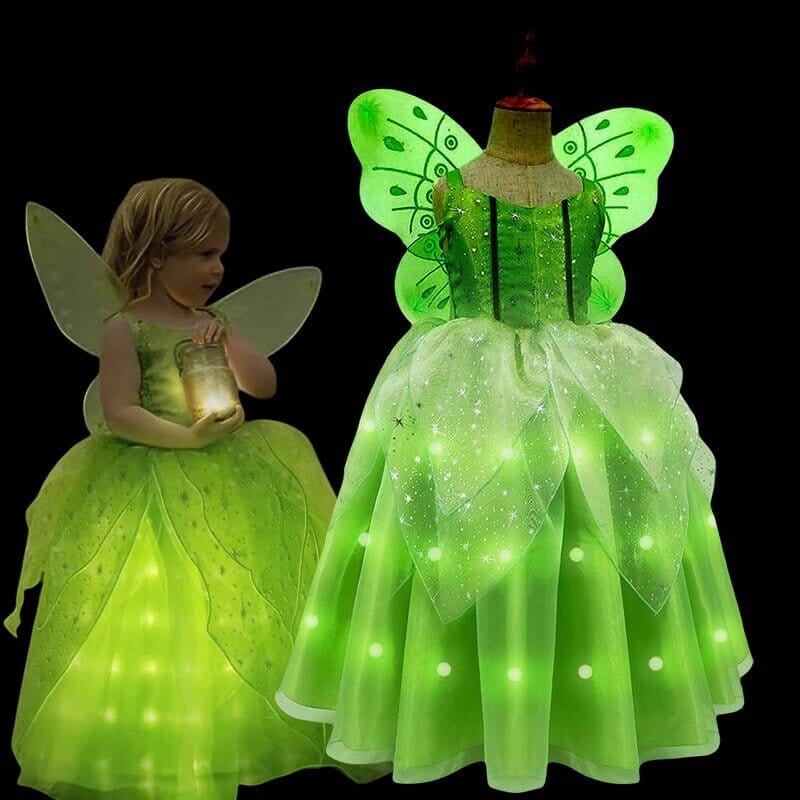 Fantasia Tinkerbell Fantasia Tinkerbell-fan-380 VF Villa Kids P Vestido Comum 