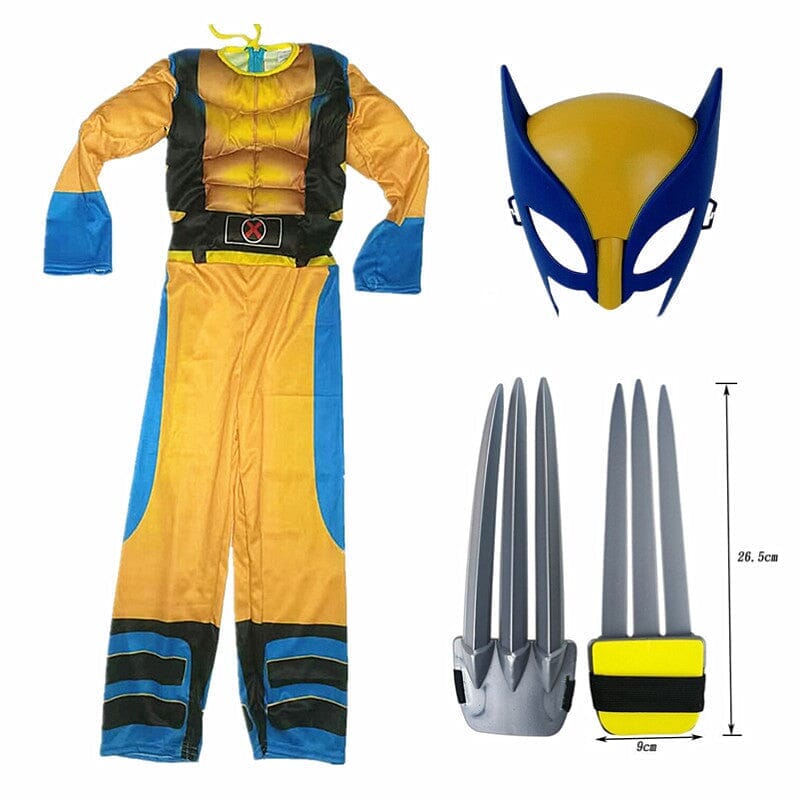 Fantasia Wolverine Infantil com Enchimento Fantasia Wolverine Infantil com Enchimento-fan-351 VF Villa Kids 