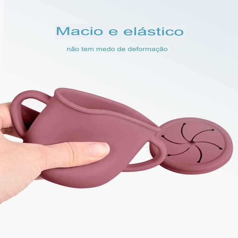 Kit 8 Pçs, Conjunto De Refeição Em Silicone Para Bebê, Prato com Ventosa, 100% Silicone, Babador Com Estampa kit prato de silicone ciano-beb-323 VF Villa Kids 