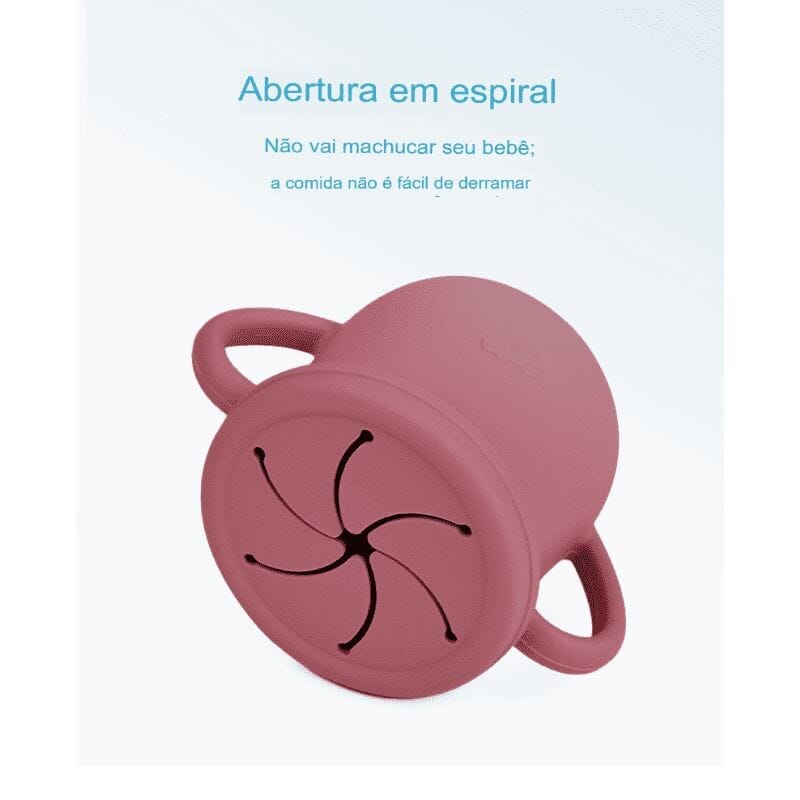 Kit 8 Pcs, Prato Formato Esquilo Com Ventosa, Babador, Conjunto Alimentação Para Bebê kit prato de silicone rosa-beb-322 VF Villa Kids 