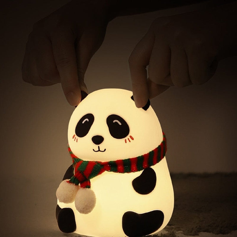 Luminária De Panda Com Led USB Silicone Luminária -brin - 154 VF Villa Kids 