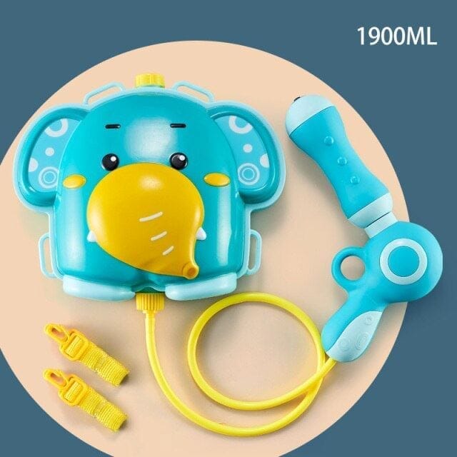 Mochila com Pistola que Esguicha Água - Brinquedos de Praia Mochila com Pistola -brin - 183 VF Villa Kids Elefante 